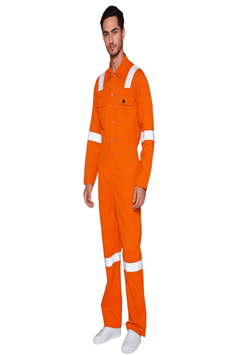 Cotton Coverall With Reflective Tape - ai gen (1)