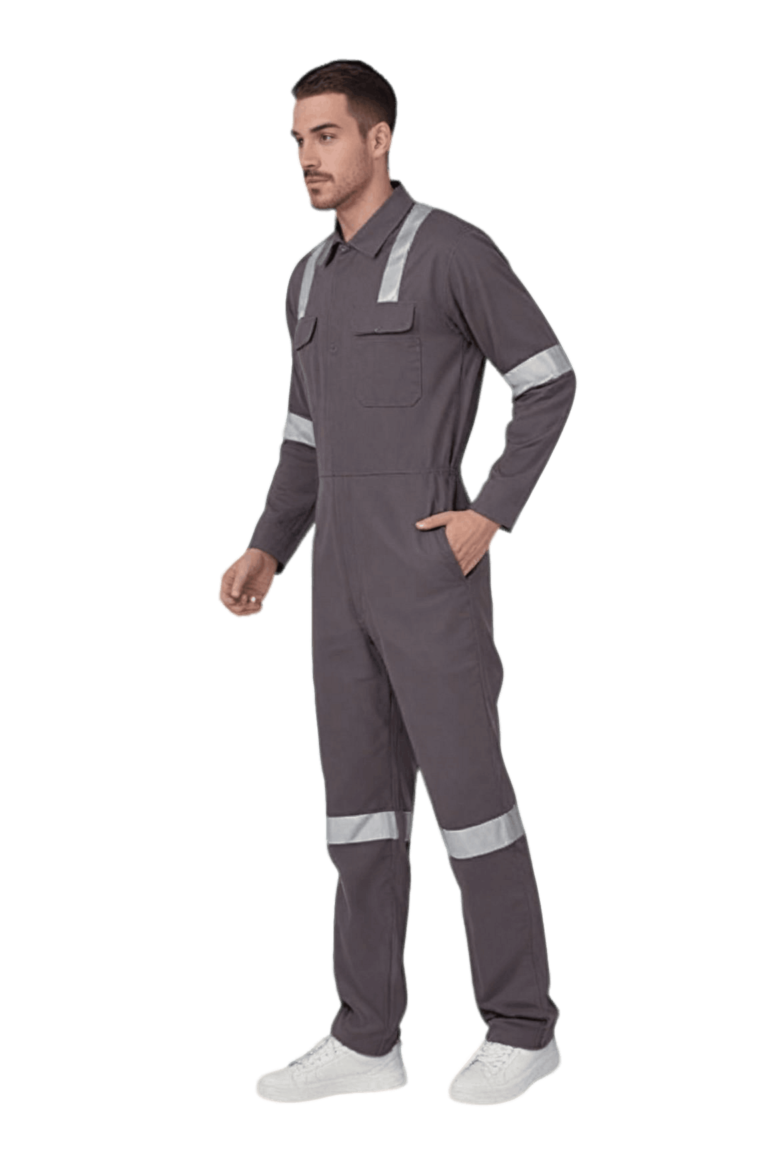 Cotton Coverall With Reflective Tape - ai gen (3)