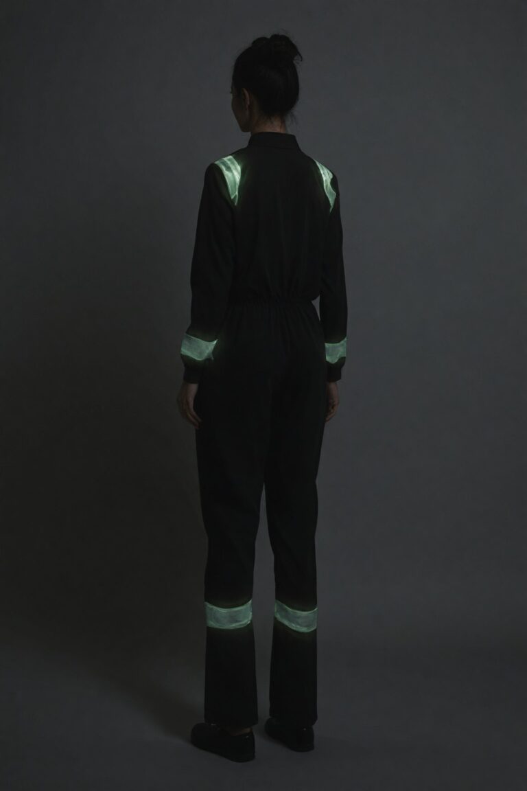 Stretchable Lycra & Glow in Dark Boiler Suit - Trendy Threads Uniform
