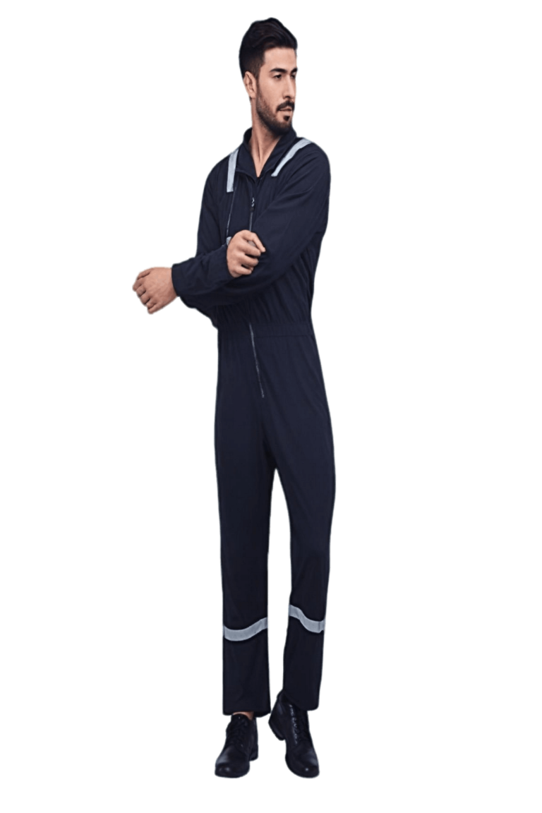 Stretchable Lycra & Glow in Dark Boiler Suit - Trendy Threads Uniform (4)